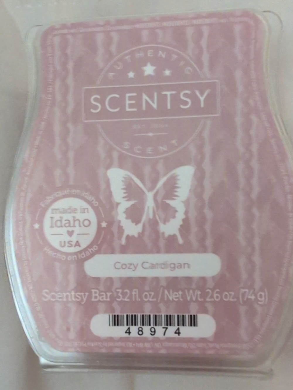 Cozy Cardigan Wax Bar - Pink